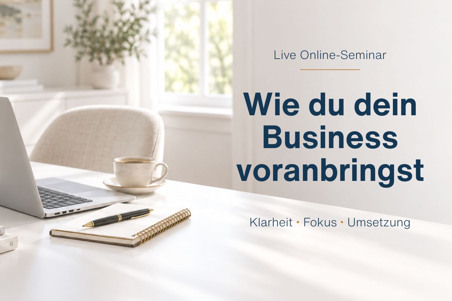 Wie du dein Business voranbringst 